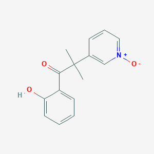 3-[1,1-Dimethyl-2-(2-hydroxyphenyl)-2-oxoethyl]pyridine 1-oxide