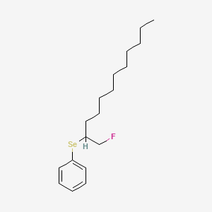 [(1-Fluorododecan-2-YL)selanyl]benzene