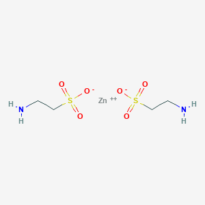 molecular formula C4H12N2O6S2Zn B1516464 Taurine ZINC salt 