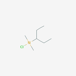 Chloro(dimethyl)(pentan-3-yl)silane