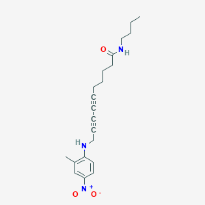 N-Butyl-10-(2-methyl-4-nitroanilino)deca-6,8-diynamide