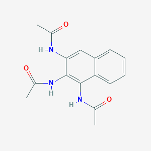 N,N',N''-(Naphthalene-1,2,3-triyl)triacetamide