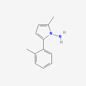 1H-Pyrrol-1-amine, 2-methyl-5-(2-methylphenyl)-