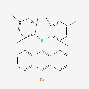 (10-Bromoanthracen-9-YL)bis(2,4,6-trimethylphenyl)borane