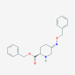 molecular formula C20H22N2O3 B1516481 Benzyl (S,Z)-5-((benzyloxy)imino)piperidine-2-carboxylate 