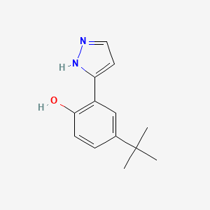 3-(2-Hydroxy-5-tert-butylphenyl)pyrazole