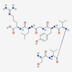 L-Arginine, L-seryl-L-valyl-L-valyl-L-tyrosylglycyl-L-leucyl-