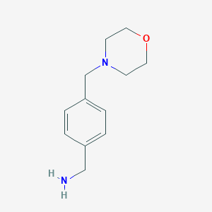 molecular formula C12H18N2O B151649 4-Morpholin-4-ylmethylbenzylamine CAS No. 91271-84-0