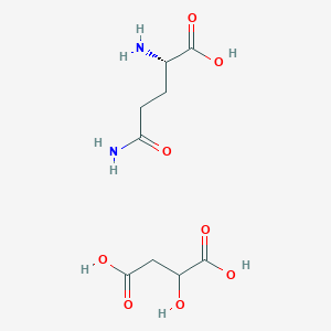 molecular formula C9H16N2O8 B1516500 L-Glutamine malate 