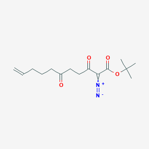 1-tert-Butoxy-2-diazonio-1,6-dioxoundeca-2,10-dien-3-olate