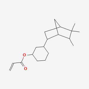 molecular formula C19H30O2 B1516533 2-Propenoic acid, 3-(5,5,6-trimethylbicyclo[2.2.1]hept-2-yl)cyclohexyl ester CAS No. 903876-45-9