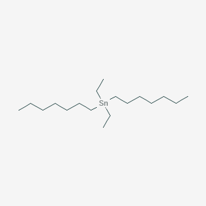 molecular formula C18H40Sn B1516545 DI-N-Heptyldiethyltin 