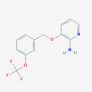 2-Pyridinamine, 3-[[3-(trifluoromethoxy)phenyl]methoxy]-