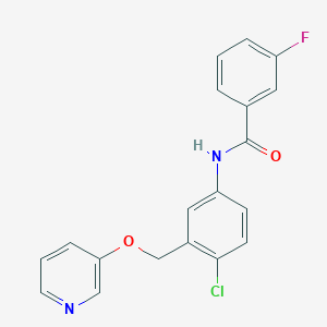 Benzamide, N-[4-chloro-3-[(3-pyridinyloxy)methyl]phenyl]-3-fluoro-