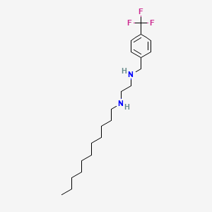 N~1~-{[4-(Trifluoromethyl)phenyl]methyl}-N~2~-undecylethane-1,2-diamine