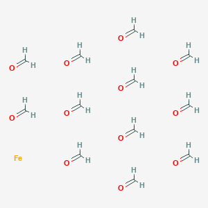 molecular formula C12H24FeO12 B1516562 Iron dodecacarbonyl, stabilised with 5-10% methanol, 95% 
