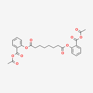 Bis(2-acetyloxycarbonylphenyl) octanedioate