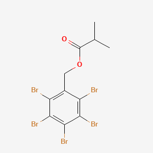 (Pentabromophenyl)methyl 2-methylpropanoate