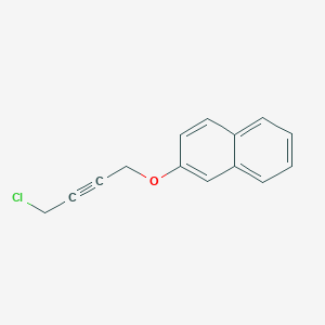 2-[(4-Chlorobut-2-yn-1-yl)oxy]naphthalene