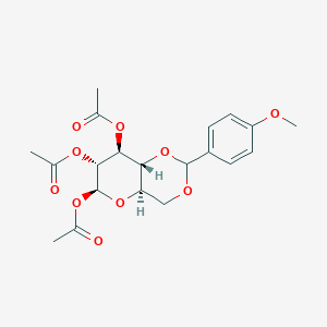 1,2,3-Tri-O-acetyl-4,6-O-(4-methoxybenzylidene)-b-D-glucopyranose