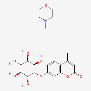 molecular formula C21H29NO9 B1516588 4-Methylumbelliferyl myo-inositol-1-phosphate,N-methyl-morpholine salt 