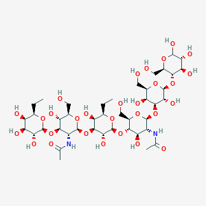 molecular formula C42H72N2O29 B1516590 三岩藻糖基对乳糖-N-六糖 CAS No. 120864-60-0