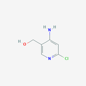 molecular formula C6H7ClN2O B151660 (4-氨基-6-氯吡啶-3-基)甲醇 CAS No. 846036-96-2