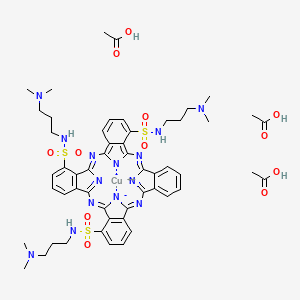 molecular formula C53H64CuN14O12S3 B1516606 Astra blue 6gll CAS No. 33481-16-2