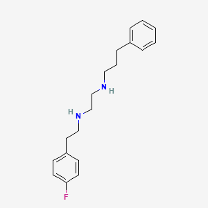 N'-[2-(4-fluorophenyl)ethyl]-N-(3-phenylpropyl)ethane-1,2-diamine