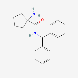 molecular formula C19H22N2O B1516620 1-Amino-N-benzhydrylcyclopentanecarboxamide 