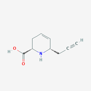 (2S,6S)-6-(Prop-2-yn-1-yl)-1,2,3,6-tetrahydropyridine-2-carboxylic acid