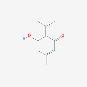 5-Hydroxy-3-methyl-6-(propan-2-ylidene)cyclohex-2-en-1-one