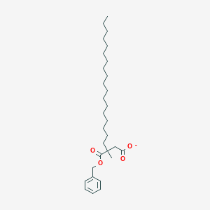 3-[(Benzyloxy)carbonyl]-3-methylhenicosanoate