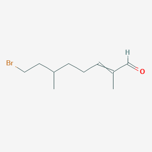 8-Bromo-2,6-dimethyloct-2-enal