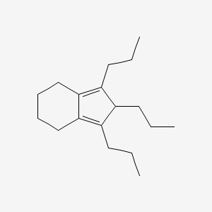 1,2,3-Tripropyl-4,5,6,7-tetrahydro-2H-indene