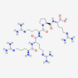 N~5~-(Diaminomethylidene)-L-ornithyl-N~5~-(diaminomethylidene)-L-ornithyl-N~5~-(diaminomethylidene)-L-ornithyl-L-prolyl-N~5~-(diaminomethylidene)-L-ornithine