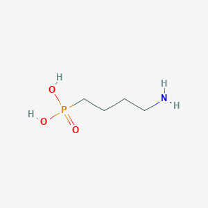 molecular formula C4H12NO3P B151663 4-Aminobutylphosphonic acid CAS No. 35622-27-6