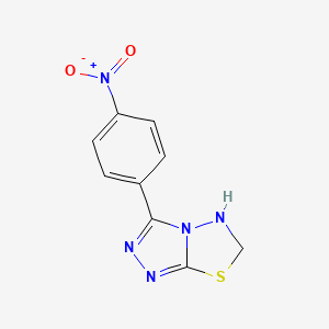 3-(4-Nitrophenyl)-5,6-dihydro-[1,2,4]triazolo[3,4-b][1,3,4]thiadiazole