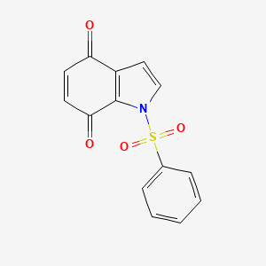 1H-Indole-4,7-dione, 1-(phenylsulfonyl)-