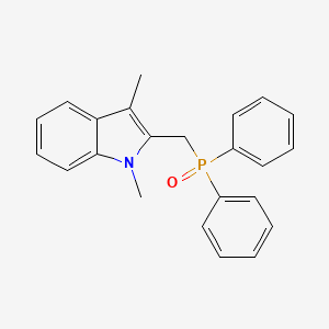 2-[(Diphenylphosphoryl)methyl]-1,3-dimethyl-1H-indole