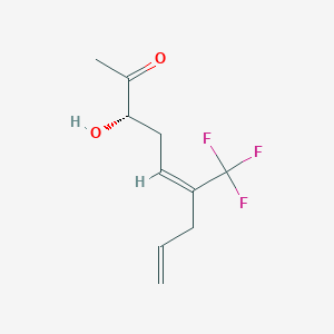 5,8-Nonadien-2-one, 3-hydroxy-6-(trifluoromethyl)-, (3S,5E)-