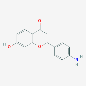 molecular formula C15H11NO3 B151664 4'-Amino-7-hydroxyflavone CAS No. 132018-31-6
