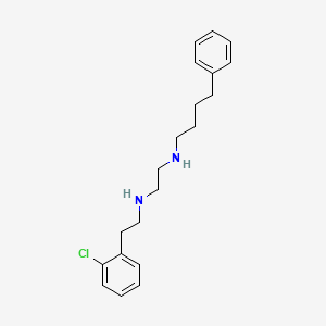 N'-[2-(2-chlorophenyl)ethyl]-N-(4-phenylbutyl)ethane-1,2-diamine