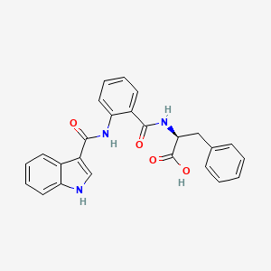 N-{2-[(1H-Indole-3-carbonyl)amino]benzoyl}-L-phenylalanine