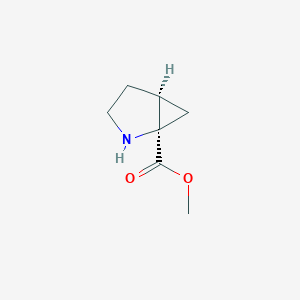 molecular formula C7H11NO2 B1516647 (1R,5S)-2-Aza-bicyclo[3.1.0]hexane-1-carboxylic acid methyl ester 