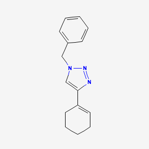 1H-1,2,3-Triazole, 4-(1-cyclohexen-1-yl)-1-(phenylmethyl)-