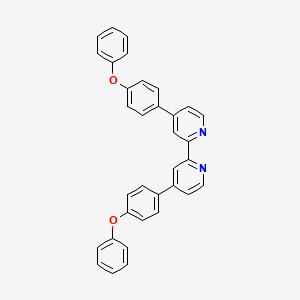 molecular formula C34H24N2O2 B15166495 4,4'-Bis(4-phenoxyphenyl)-2,2'-bipyridine CAS No. 479417-36-2