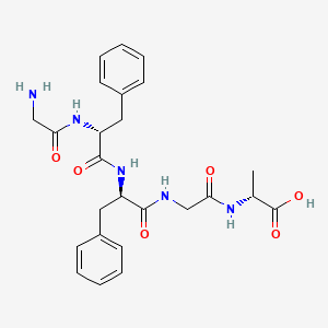 Glycyl-D-phenylalanyl-D-phenylalanylglycyl-D-alanine