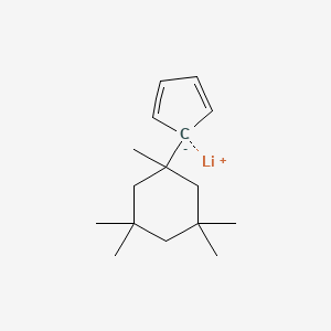 lithium;1-cyclopenta-2,4-dien-1-yl-1,3,3,5,5-pentamethylcyclohexane