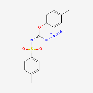 [(4-Methylphenoxy)(tosylimino)methyl] azide